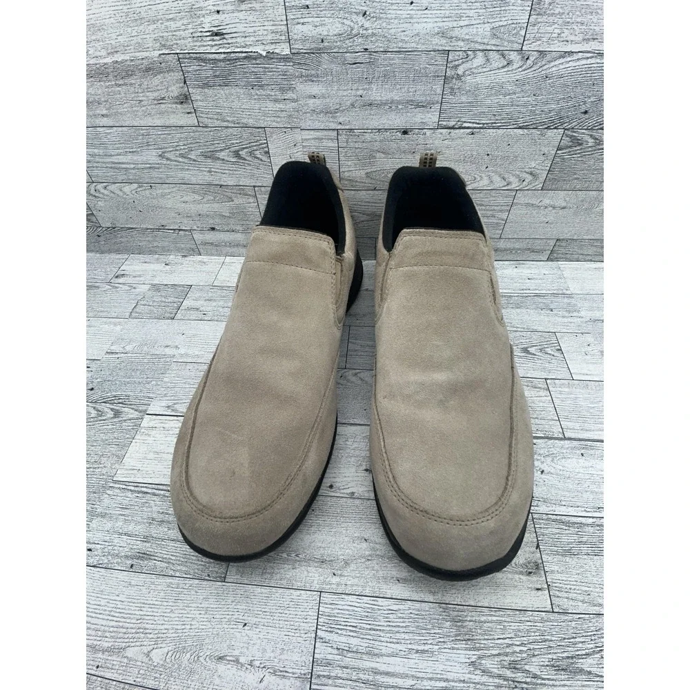 LL Bean Shoes Mens Size 14‎ Medium Suede Slip On Loafers Comfort Casual Walking